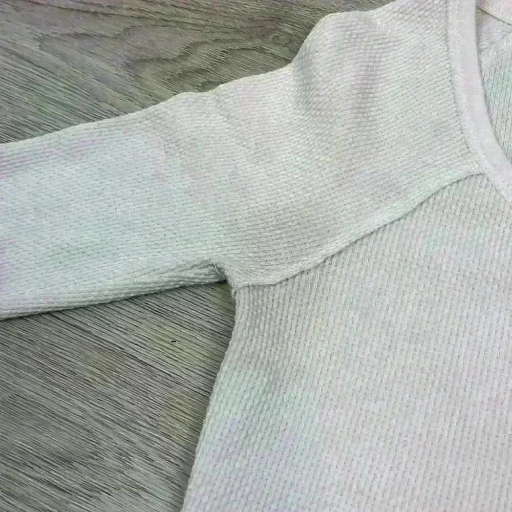 Free People White & Blue Button Top Size S